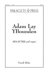 Adam Lay Ybounden SSAATTBB choral sheet music cover Thumbnail